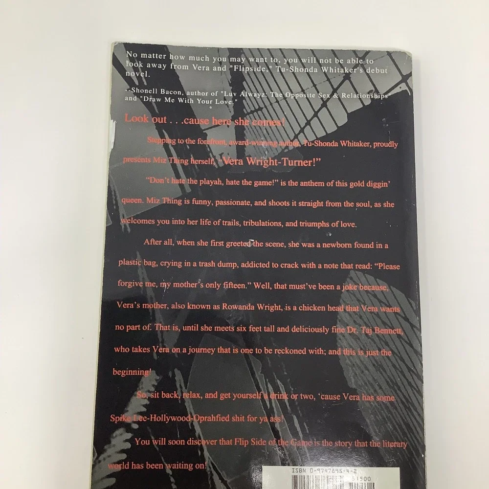 Flip Side of The‎ Game by Tu-Shonda Whitaker 2004 Paperback Romance Novel
